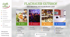 Desktop Screenshot of flachauer-gutshof.at